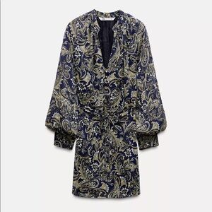 Zara size medium paisley dress